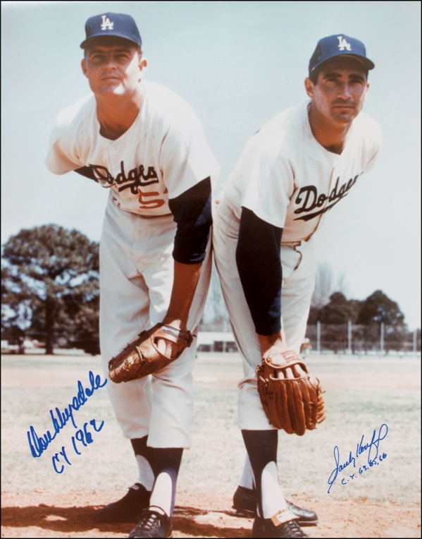 Lot 1372 Sandy Koufax and Don Drysdale