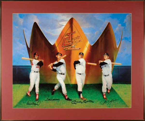 Lot 1201 Baseball: Triple Crown Winners