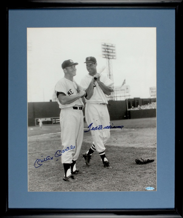 Lot 1562 Ted Williams and Mickey Mantle