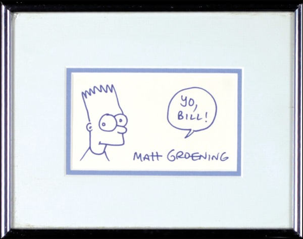 Lot 596 Matt Groening