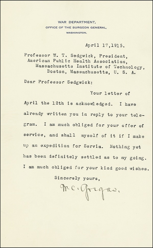 Lot 212 William C. Gorgas