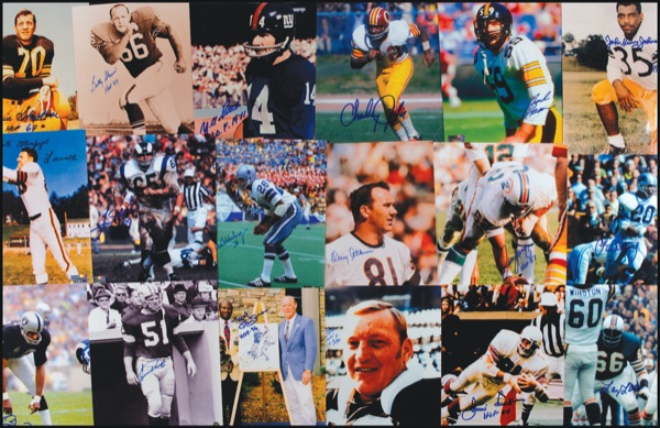 Lot 1311 Football Hall of Famers