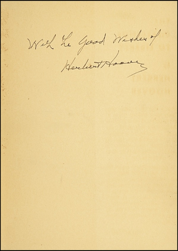 Lot 77 Herbert Hoover