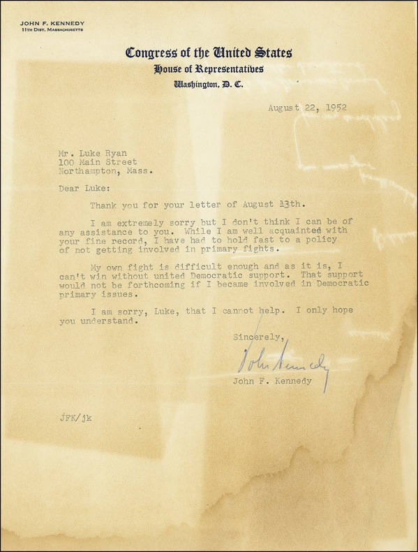 Lot 92 John F. Kennedy
