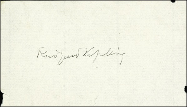 Lot 525 Rudyard Kipling