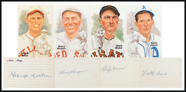 Lot 1186 Baseball Hall of Famers