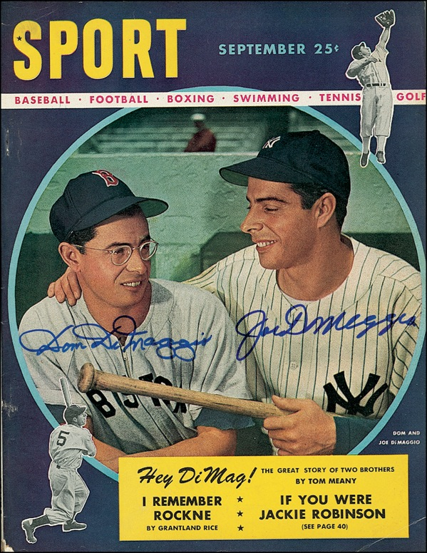 Lot 1288 Joe and Dom DiMaggio