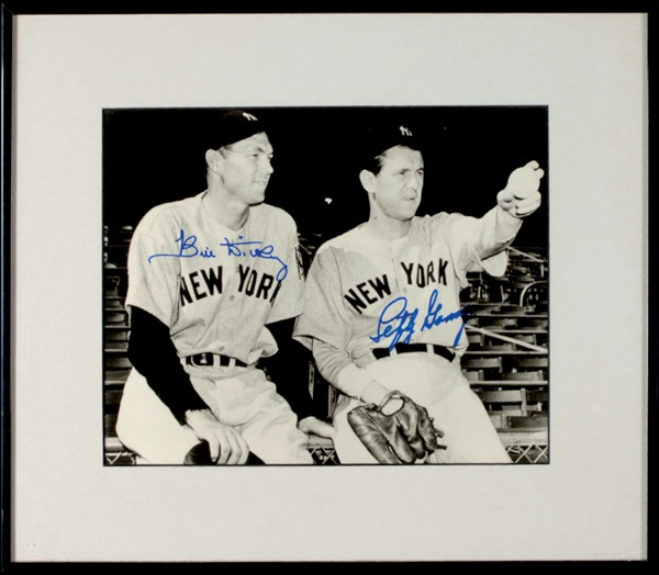 Lot 1330 Lefty Gomez and Bill Dickey