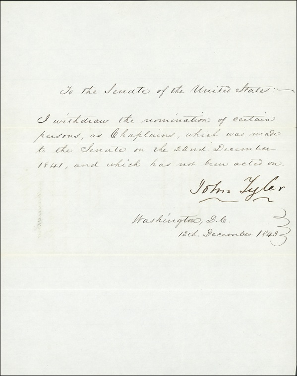 Lot 144 John Tyler