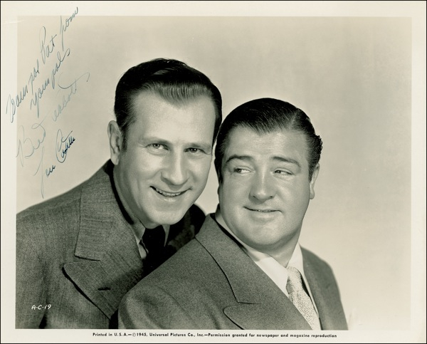 Lot 825 Abbott and Costello