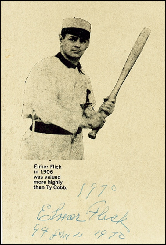 Lot 1307 Elmer Flick
