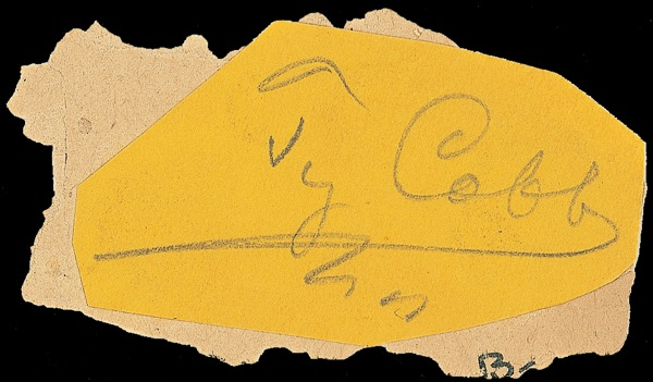 Lot 1260 Ty Cobb