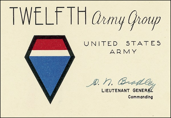 Lot 337 Omar Bradley