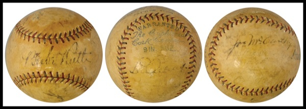 Lot 1510 Ruth, Gehrig and McCarthy