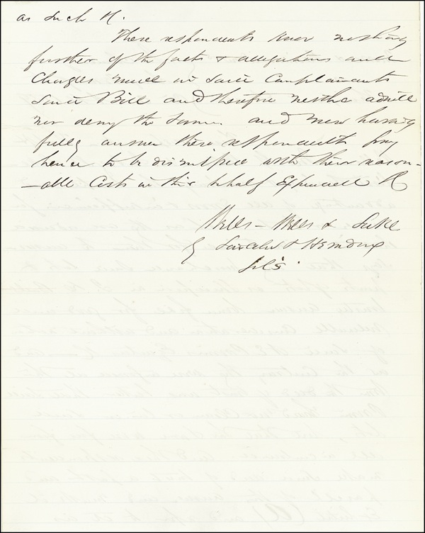 Lot 98 Abraham Lincoln: Herndon, William H.