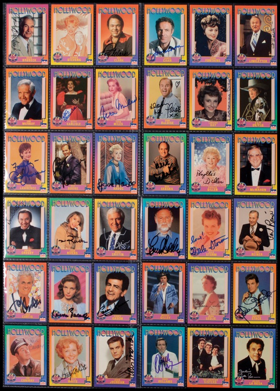 Lot 973 Hollywood Trading Cards