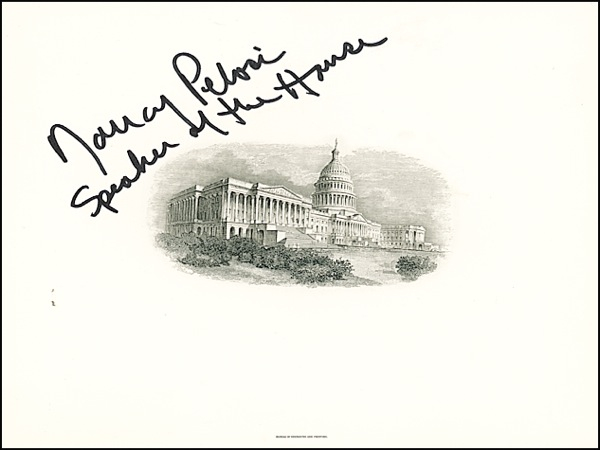 Lot 287 Nancy Pelosi