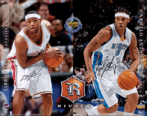 Lot 1356 LeBron James and Carmelo Anthony