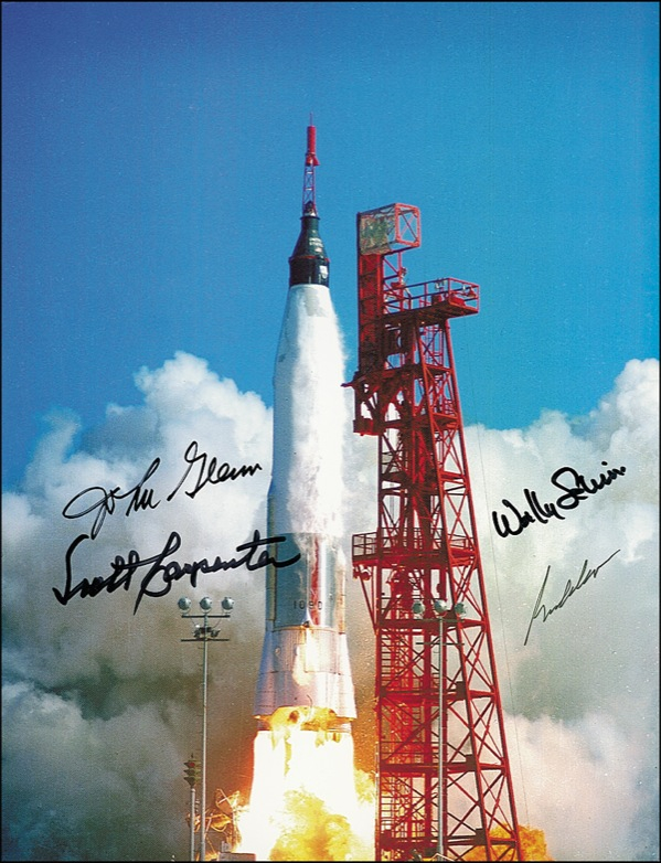 Lot 454 Mercury Astronauts