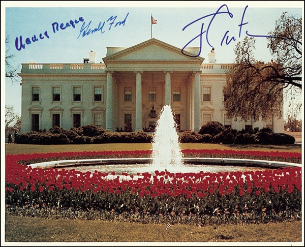 Lot 64 Gerald Ford, Jimmy Carter and Nancy Reagan