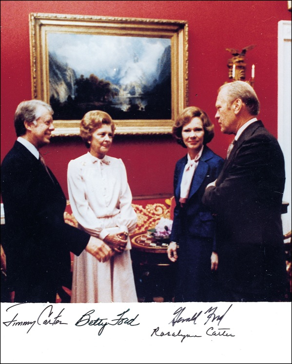 Lot 47 Gerald Ford and Jimmy Carter