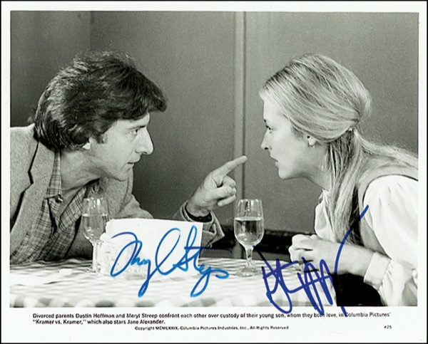Lot 971 Dustin Hoffman and Meryl Streep