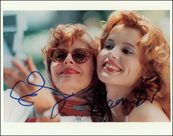 Lot 908 Geena Davis and Susan Sarandon