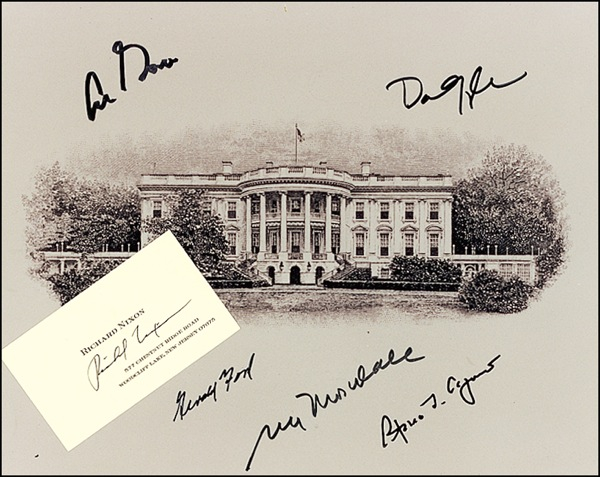 Lot 102 Richard Nixon and Vice Presidents