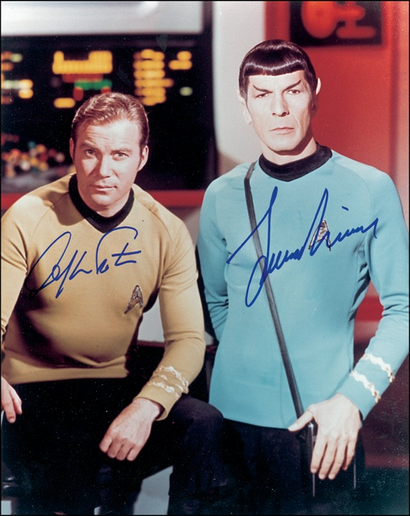 Lot 1114 Star Trek: Shatner and Nimoy