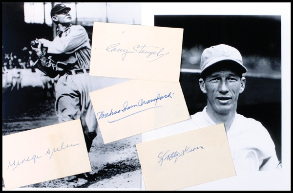 Lot 1192 Baseball Hall of Famers