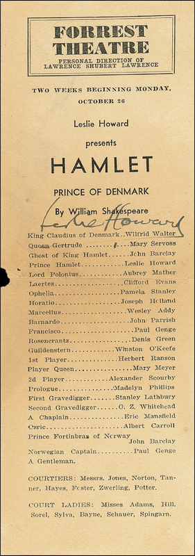 Lot 974 Leslie Howard