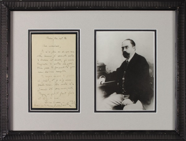 Lot 577 Emile Zola
