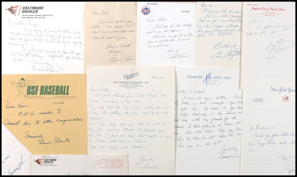 Lot 1195 Baseball Letters
