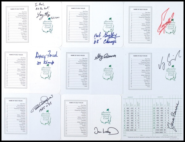 Lot 1328 Golf: Masters Champions