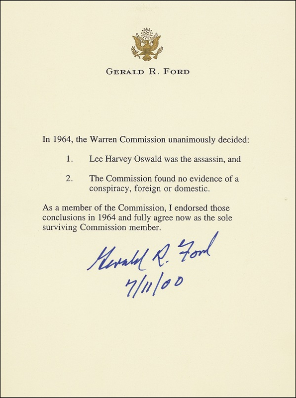 Lot 57 Gerald Ford