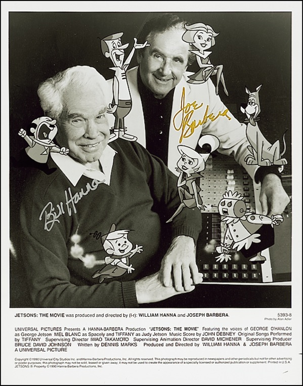 Lot 600 Bill Hanna and Joe Barbera