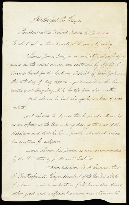 Lot 74 Rutherford B. Hayes