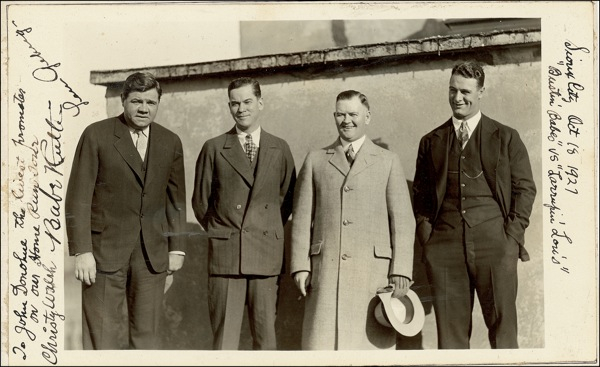 Lot 1509 Babe Ruth and Lou Gehrig