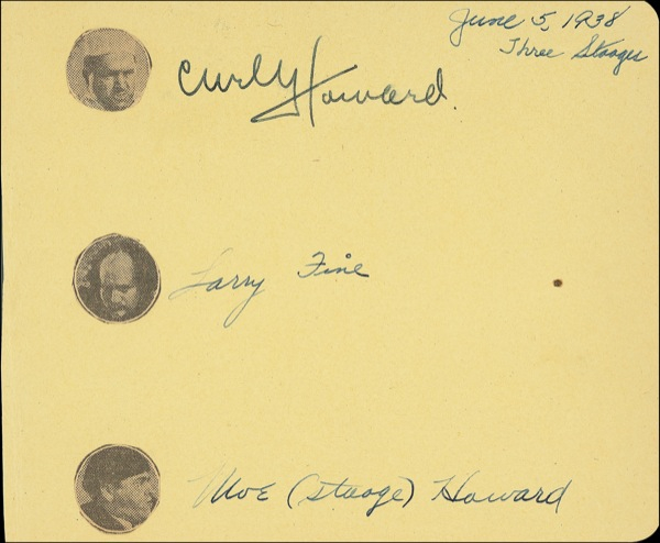 Lot 1136 Three Stooges