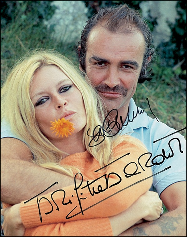 Lot 892 Sean Connery and Brigitte Bardot
