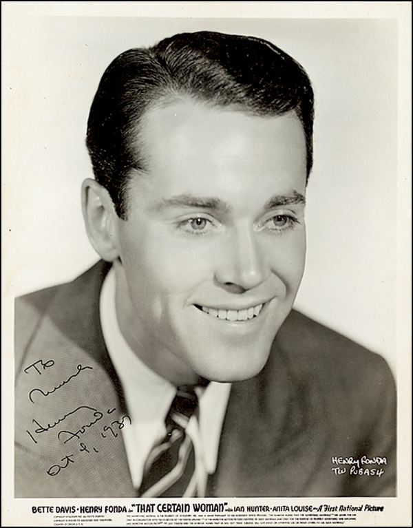 Lot 932 Henry Fonda