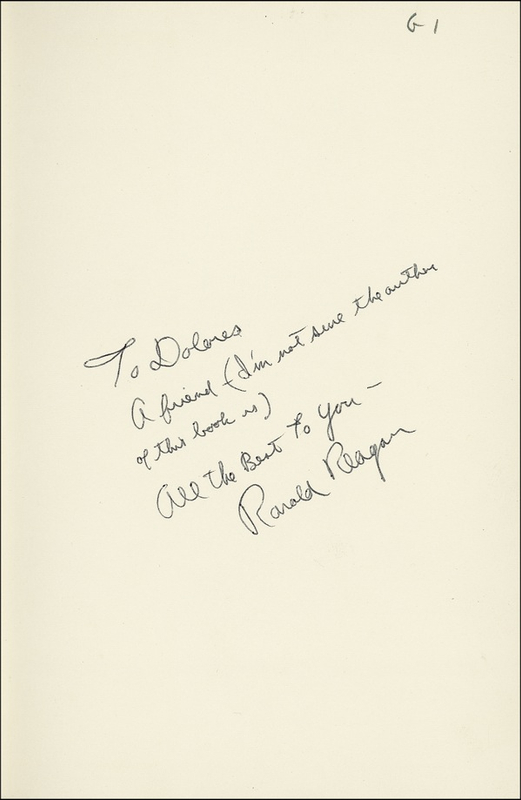Lot 123 Ronald Reagan