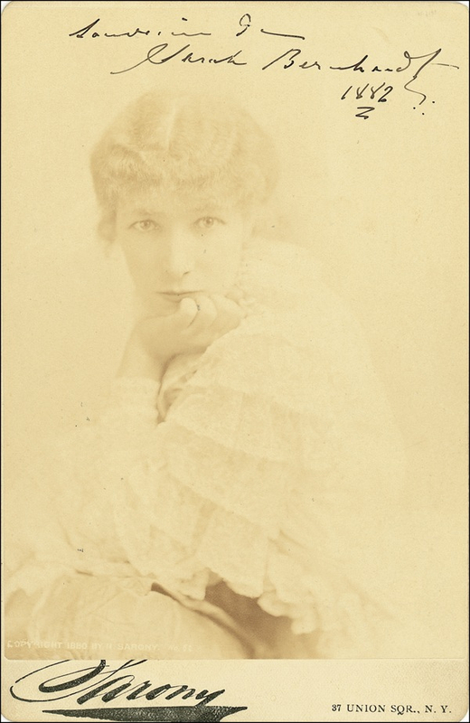 Lot 863 Sarah Bernhardt