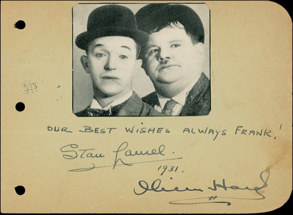 Lot 1000 Laurel and Hardy
