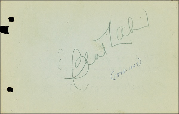 Lot 1155 Wizard of Oz: Lahr, Bert