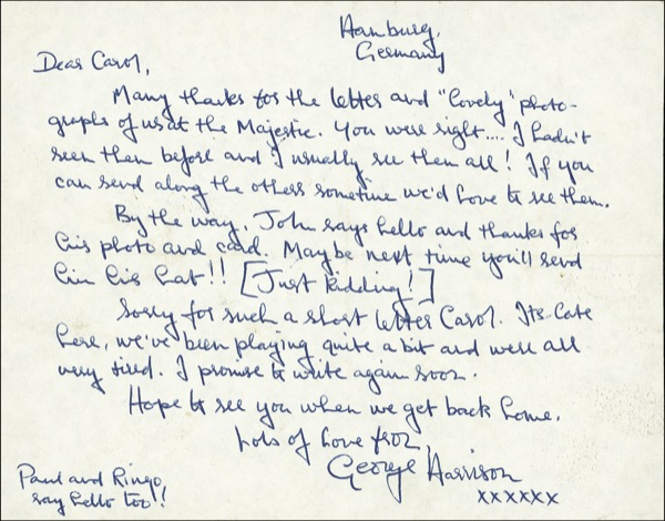Lot 635 Beatles: Harrison, George