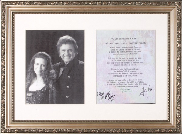 Lot 667 Johnny and June Carter Cash