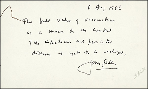 Lot 294 Jonas Salk and Denton Cooley