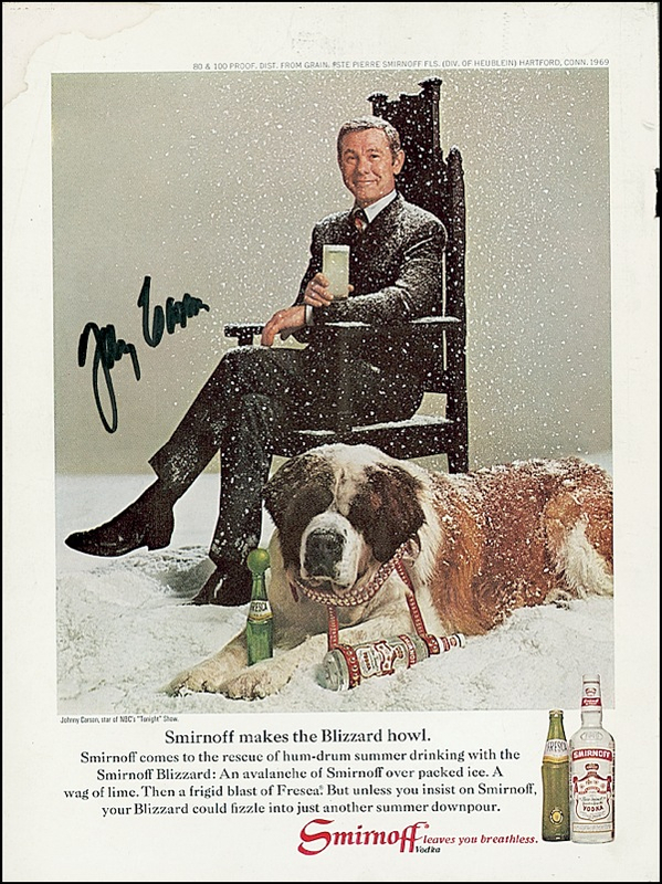 Lot 882 Johnny Carson