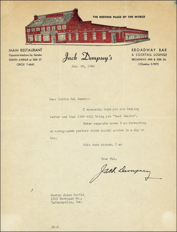 Lot 1271 Jack Dempsey